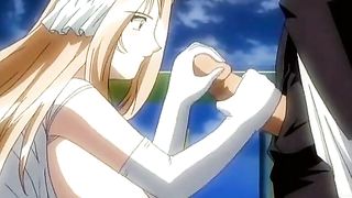 Cartoon babe is about to cum while her new lover is fucking her from behind