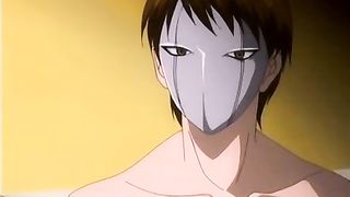 Horny cartoon lady gets double slammed by masked men with a lot of energy