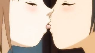 Sexy cartoon girls are living together and often using a strap- on to satisfy each other