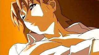 Cartoon lady was home alone in the afternoon and started daydreaming about rough sex adventure