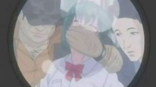 Cartoon girl is having sex with another girl and her boyfriend and enjoying it more than she hoped