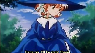 Red haired, cartoon chick met a horny, big guy in the forest and had sex with him