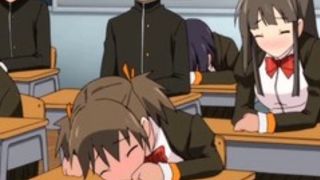 Horny cartoon chick is dreaming that she is getting fucked and moaning loud from pleasure