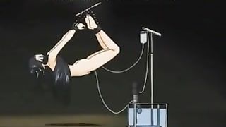 Cartoon chick is tied up, tortured and fucked until her pussy starts dripping from pleasure