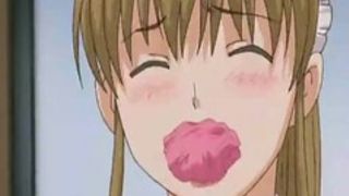 Pretty cartoon babe is having sex with a kinky guy who likes to play with her