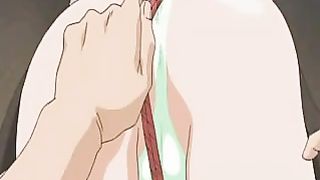 Pretty cartoon babe is having sex with a kinky guy who likes to play with her