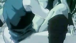 The best way for a cartoon girl to warm up is to have sex with her partner