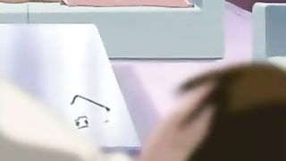 Lusty cartoon lady was giving a blowjob to a guy who is not her boyfriend