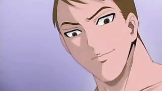 Lusty cartoon lady was giving a blowjob to a guy who is not her boyfriend