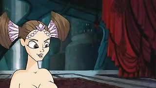 Star wars porn cartoon with clones getting to play with a super horny princess
