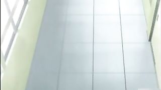 Cartoon girl is about to get cpmpletely satisfied just the way she was always dreaming about