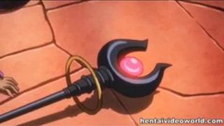 Cartoon guys captured a lovely hentai chick and decided to fuck her brains out