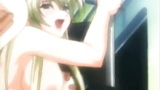 Beautiful and very horny cartoon babe is getting her leaking cunt pounded and creampied