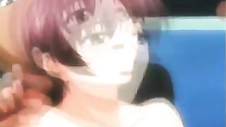 Beautiful and very horny cartoon babe is getting her leaking cunt pounded and creampied