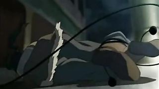 Cartoon babe has to suck dick to set herself free, after she was tied up