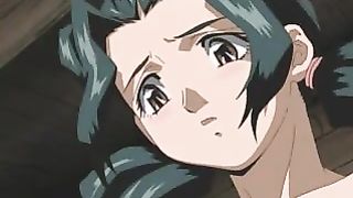 Cute cartoon chick is getting loads of cum all over her face, after she got fucked