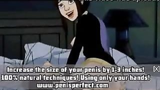 Adorable cartoon babe sucks dick like crazy because she wants to taste fresh, sweet spunk
