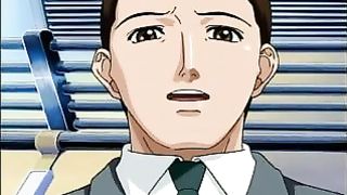 Train ride with this big tits hentai babe turns into a nasty cartoon orgy with conductors