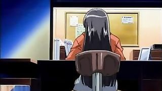 Train ride with this big tits hentai babe turns into a nasty cartoon orgy with conductors