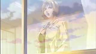 Busty cartoon blonde seduced her best friend's wife and had wild sex adventure with her