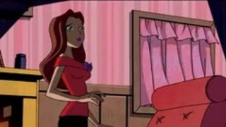 Cartoon chick was satisfied by a titan who made her scream from pleasure while cuming