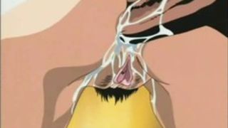 Nerdy and horny cartoon chick got fucked until her soaking wet pussy started leaking from pleasure