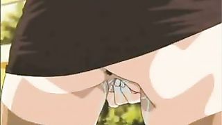 Nerdy and horny cartoon chick got fucked until her soaking wet pussy started leaking from pleasure