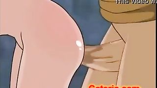 Perverted version of the Teenage Mutant Ninja Turtles cartoon with April O' Neil fucked by a villain