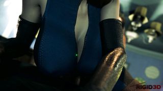 3D Super Real Animation Halloween Fucking