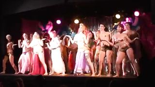 Burlesque Group Naked Amateur Show - Cleopatra Dance