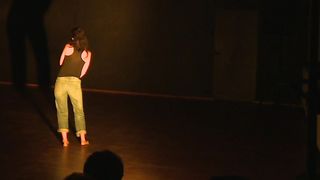 Naked on Stage - Medeaane erotic performance