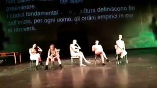 Naked on Stage - Performance  - Call Monica