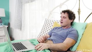 Busted By His Girlfriend - Caught Fapping PornSeries