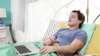 Busted By His Girlfriend - Caught Fapping PornSeries