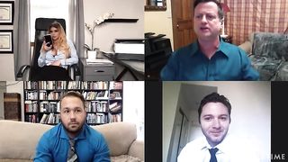 Caught On The Conference Call - Caught Fapping PornSeries