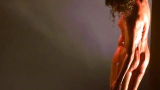 JustynaNude  Art Performance - Flood