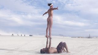 Naked Circus Public Acrobatics