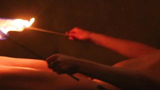 Naked on Stage - Fire Show Nudity