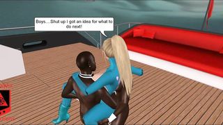 Porn Game - Samus On Holiday Episode 1 [Interracial]