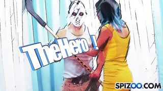 Cosplay porn Big booty April O Neil is pounded