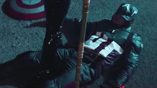 Captain America Romps Pretty Scarlet Supah-Mega-Slut Jillian Janson - Jillian Brookes