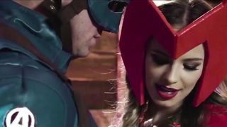Captain America Romps Pretty Scarlet Supah-Mega-Slut Jillian Janson - Jillian Brookes