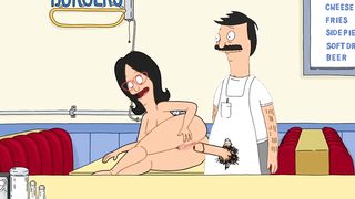 Bobs Burgers XXX Vesion at the Restaurant Animation Cartoon Sex Married Fuck