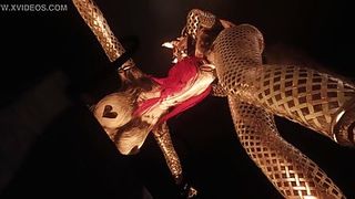 Smoking super-fucking-hot chicks are having tons of fun with each other in a Red Robin Lounge