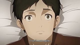 Cartoon babe is about to get boinked with a condom, until she commences squealing from delectation