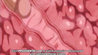 Cartoon lady is about to get pummeled tighter than ever before, until she gets fully sated