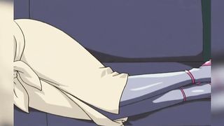 Cartoon babe with large fun bags and red hair is about to start squealing while getting ravaged