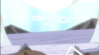 Whorish toon honey is opening up her legs wide open and getting stuffed with a rock rock stiff beef whistle