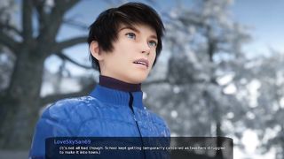 Jiggly chick is doing her best to behave although she would like to hump her acquaintance