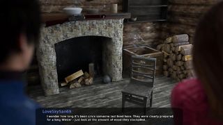 Jiggly chick is doing her best to behave although she would like to hump her acquaintance